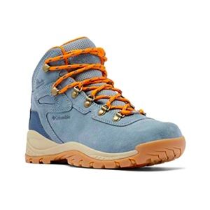 Columbia Newton Ridge Plus Waterproof Hiking Boot Mercury/Light Orange 7.5